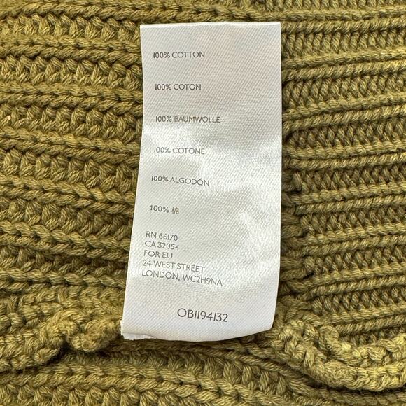 Anthropologie Maeve Mackenzie Chunky Ribbed Moss Green Size S Sweater in EUC - Picture 6 of 10